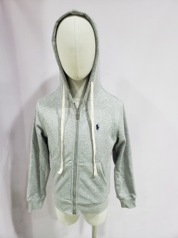 Polo Ralph Lauren Men's Double Knit Full-Zip Hoodie Sweatshirt Grey  review Stockxkicksvip 01
