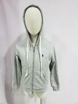 Polo Ralph Lauren Men's Double Knit Full-Zip Hoodie Sweatshirt Grey  review Stockxkicksvip 01