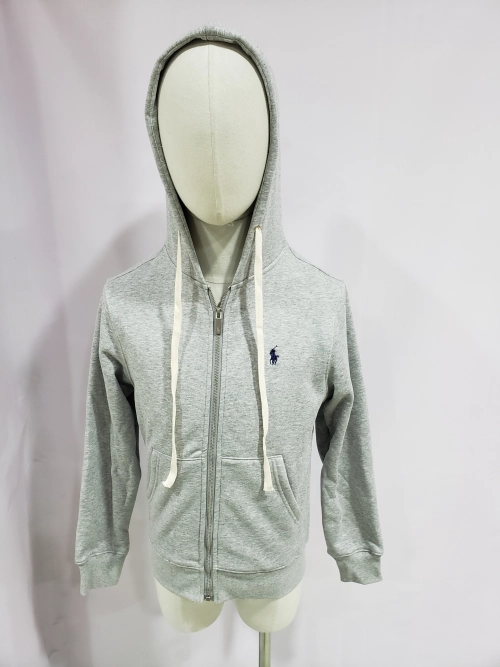 Polo Ralph Lauren Men's Double Knit Full-Zip Hoodie Sweatshirt Grey  review 