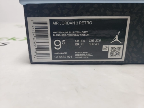 PK God Batch Air Jordan 3 Retro UNC (2020) CT8532-104 review 