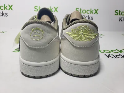 PK God Batch Air Jordan 1 Retro Low Golf Travis Scott Neutral Olive FZ3124-200 review Stockxkicksvip  01