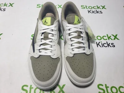 PK God Batch Air Jordan 1 Retro Low Golf Travis Scott Neutral Olive FZ3124-200 review Stockxkicksvip  02