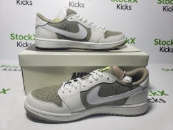 PK God Batch Air Jordan 1 Retro Low Golf Travis Scott Neutral Olive FZ3124-200 review Stockxkicksvip 07
