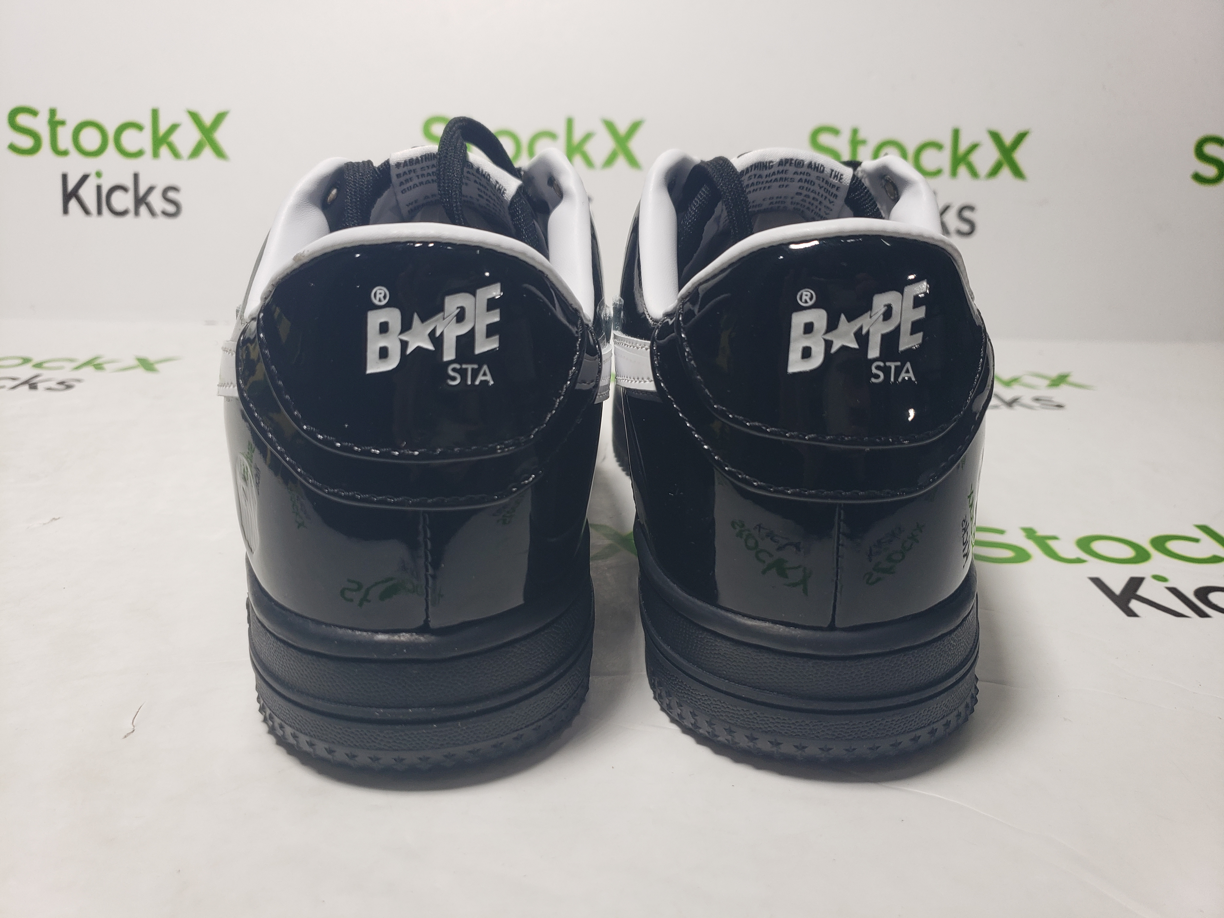 A Bathing Ape Bape Sta #2 Black Patent 0ZXSHW 291 302M review Stockxkicksvip 01