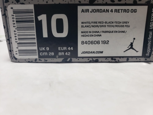 PK God Batch Air Jordan 4 Retro White Cement 840606-192 review 