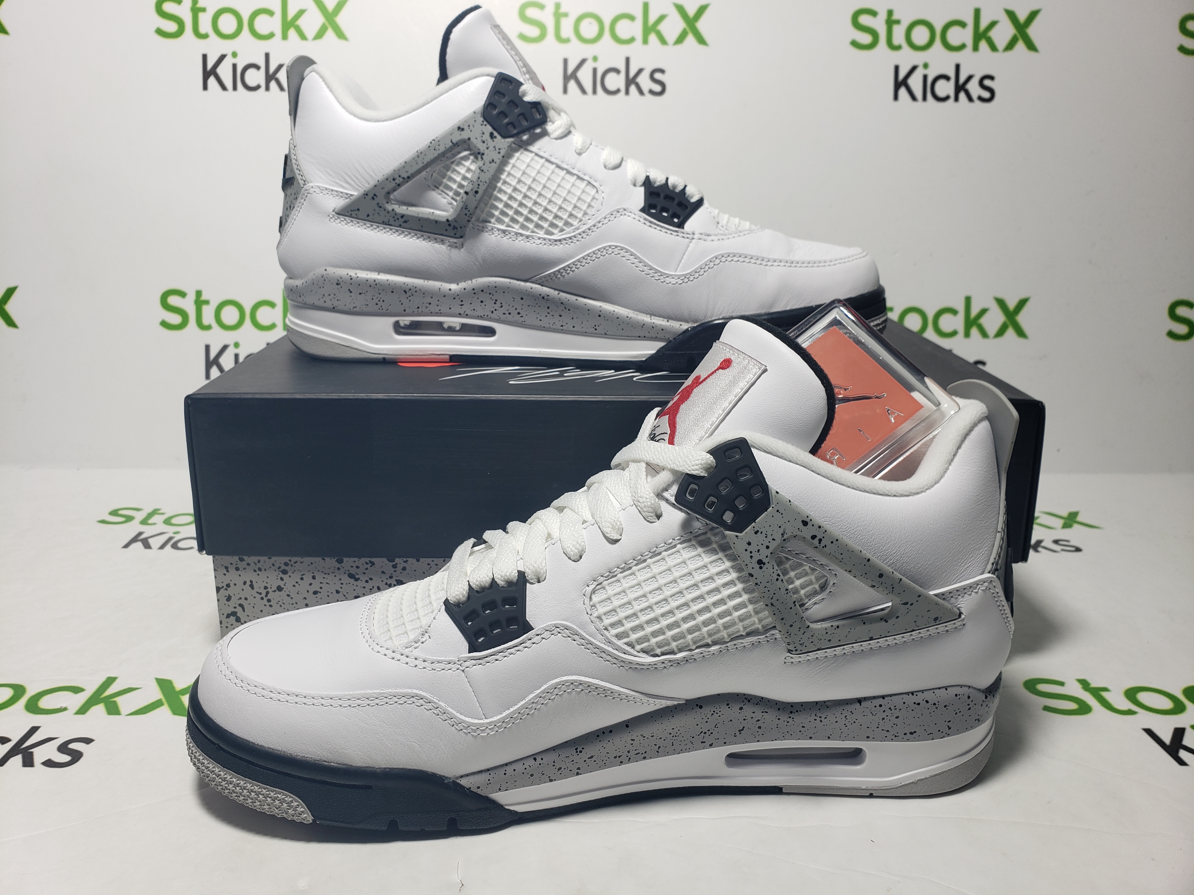 PK God Batch Air Jordan 4 Retro White Cement 840606-192 review Stockxkicksvip 06