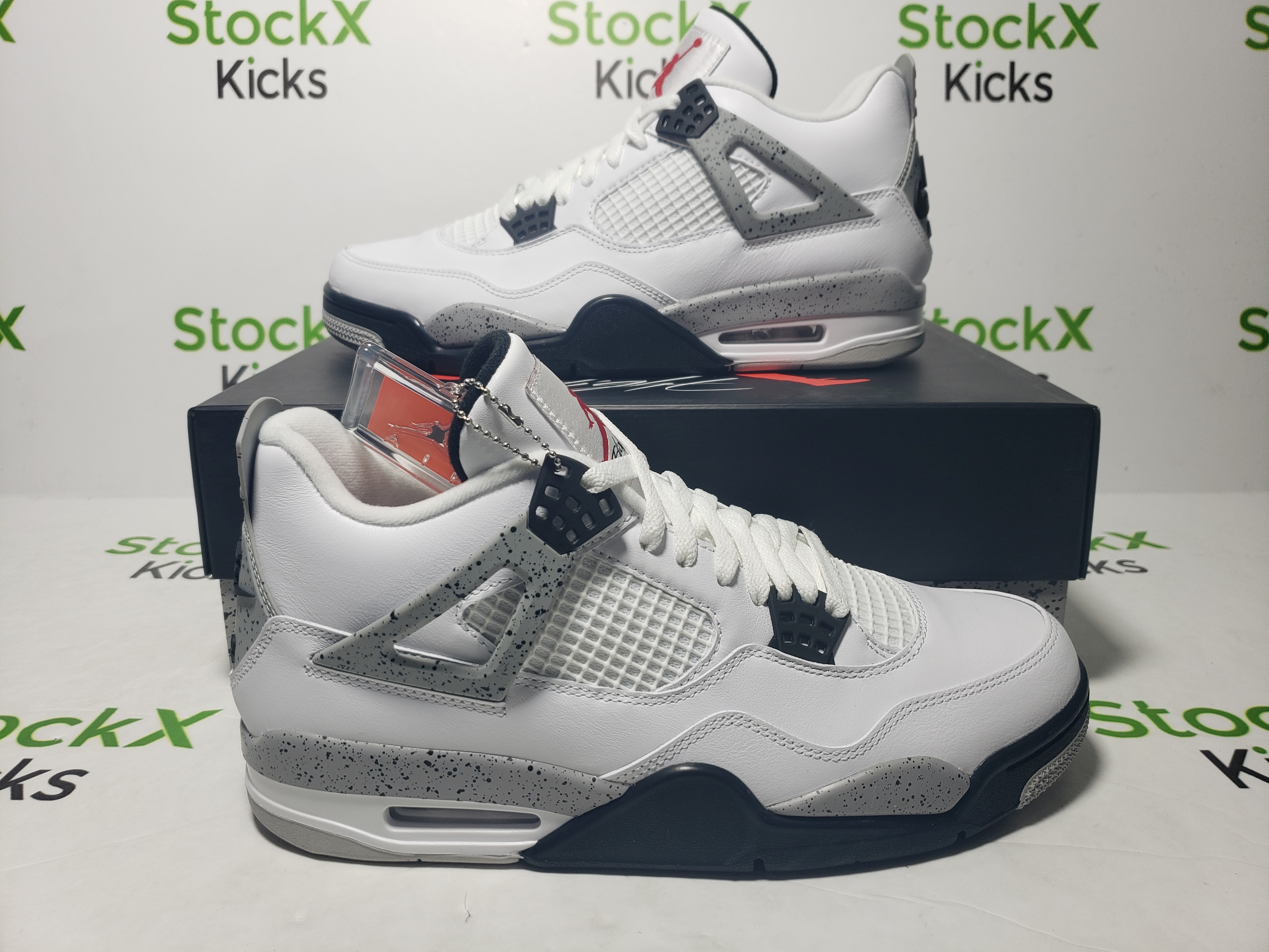 PK God Batch Air Jordan 4 Retro White Cement 840606-192 review Stockxkicksvip 05