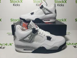 PK God Batch Air Jordan 4 Retro White Cement 840606-192 review Stockxkicksvip 06