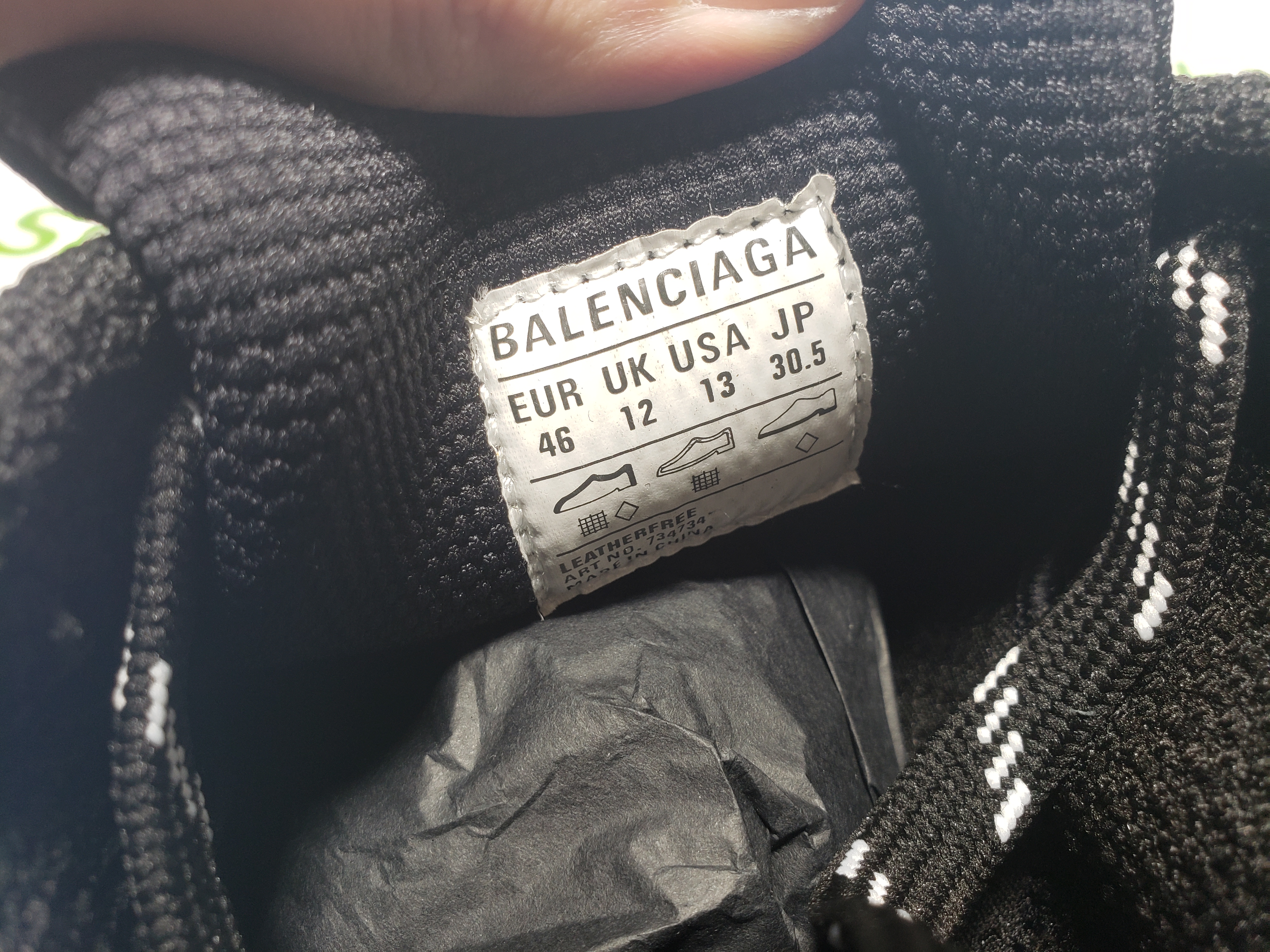 Balenciaga 3XL Sneaker Cham All Black 734734 W3XL1 1010 review Stockxkicksvip 04