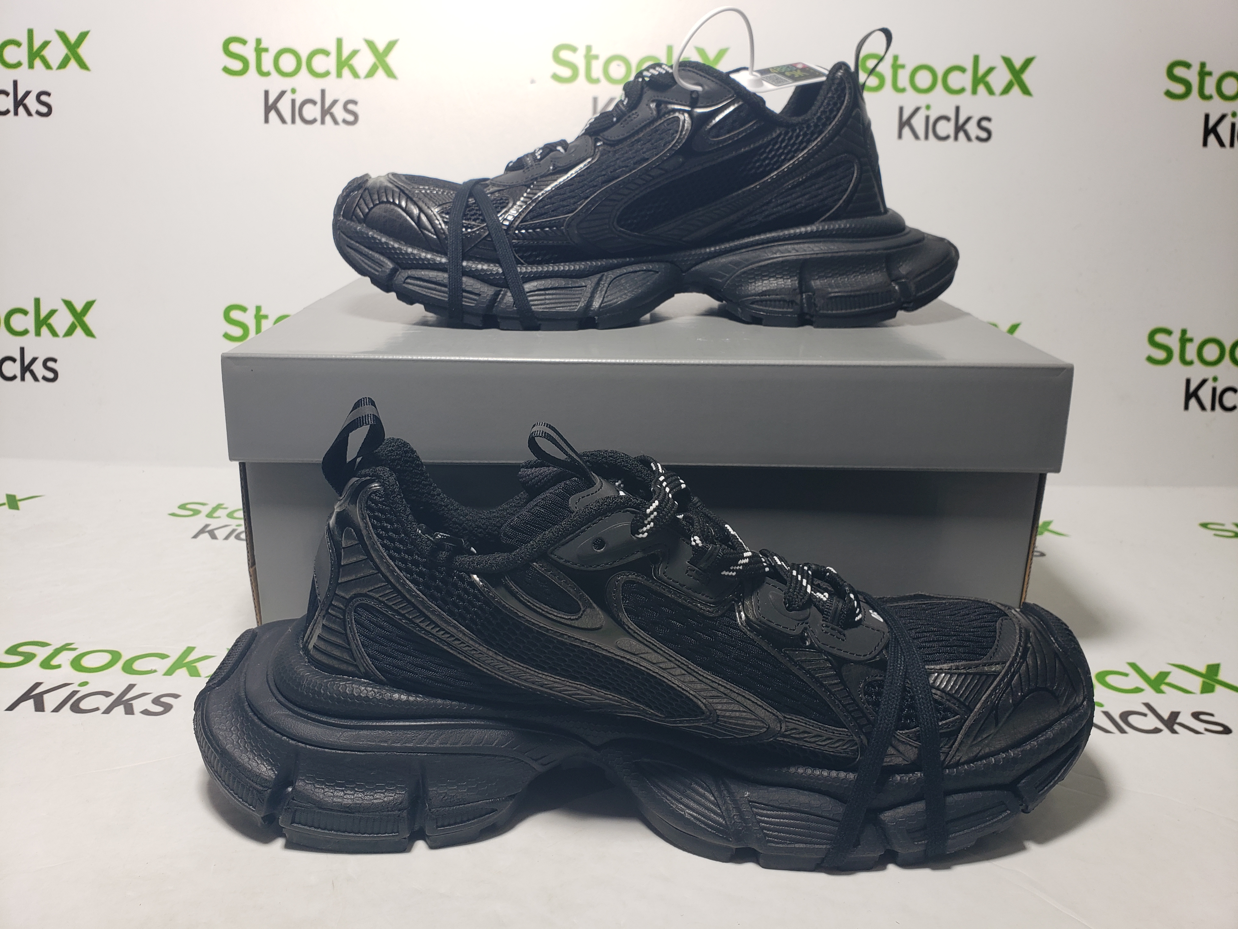 Balenciaga 3XL Sneaker Cham All Black 734734 W3XL1 1010 review Stockxkicksvip 06