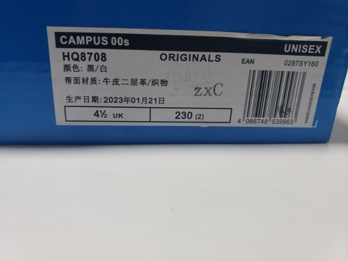 Adidas Campus 00s Core Black HQ8708 review 