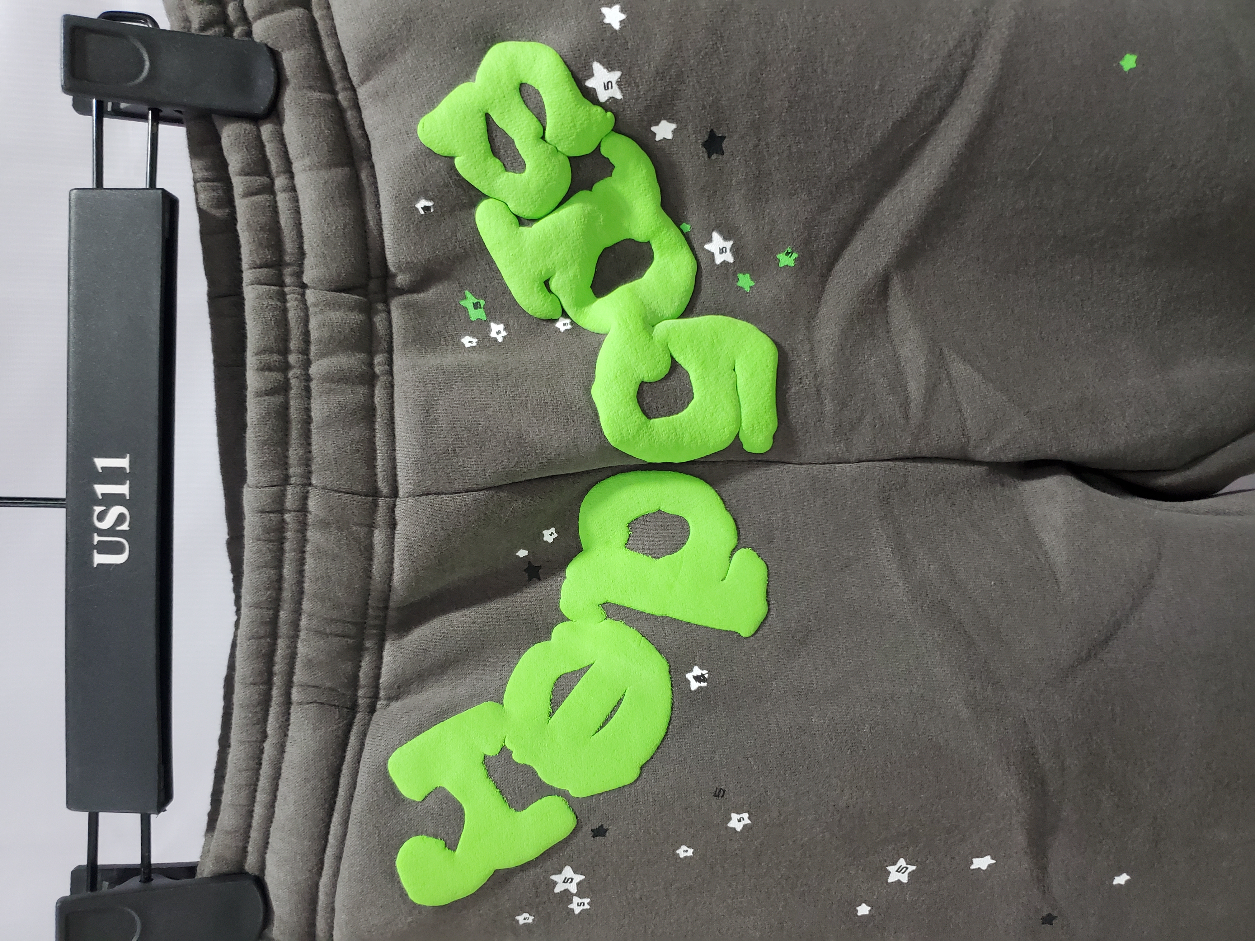 Sp5der Wait Web Sweatpant Slate Grey review Stockxkicksvip 02