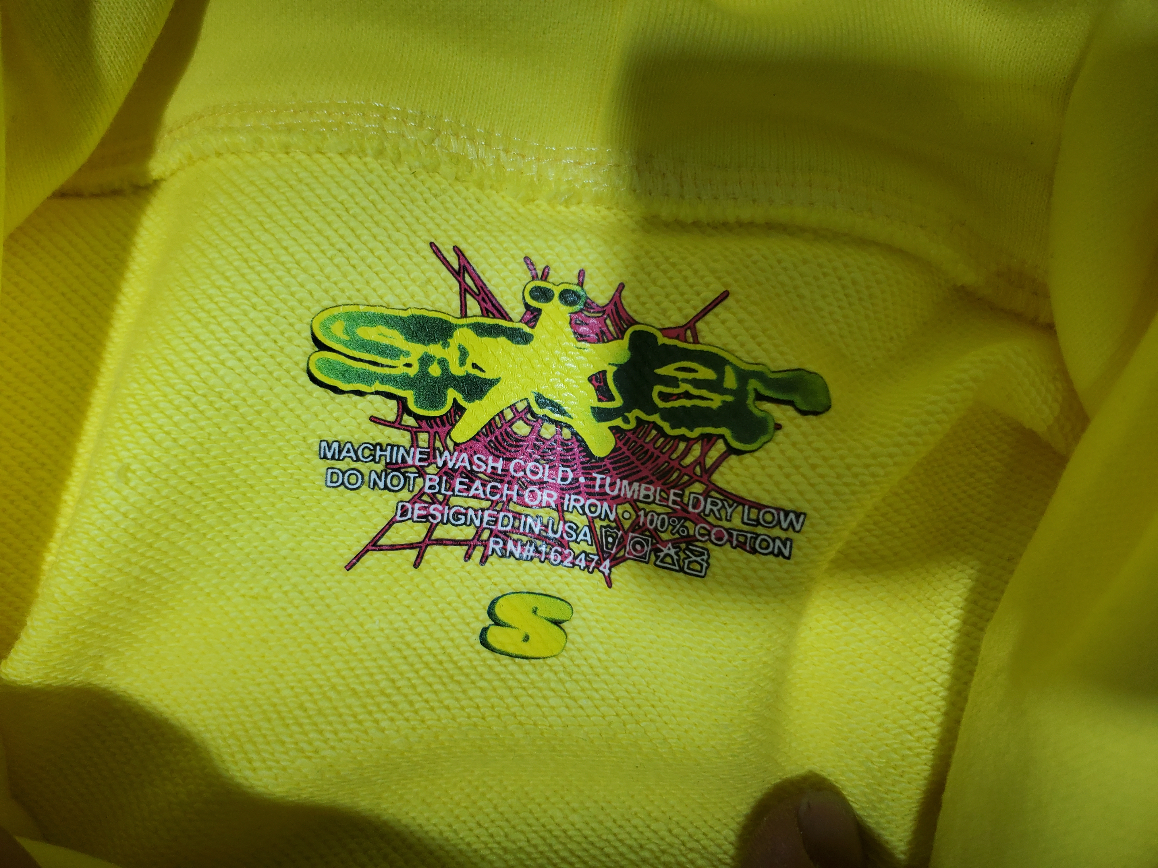 Sp5der Beluga Hoodie Gold review Stockxkicksvip 00