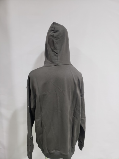 Sp5der Punk v2 Hoodie Slate Grey YZ CL review Stockxkicksvip 02