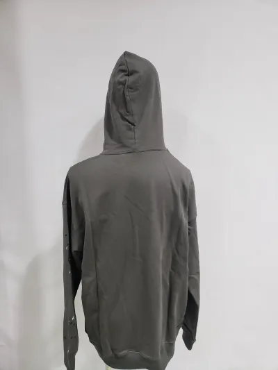 Sp5der Punk v2 Hoodie Slate Grey YZ CL review Stockxkicksvip  02
