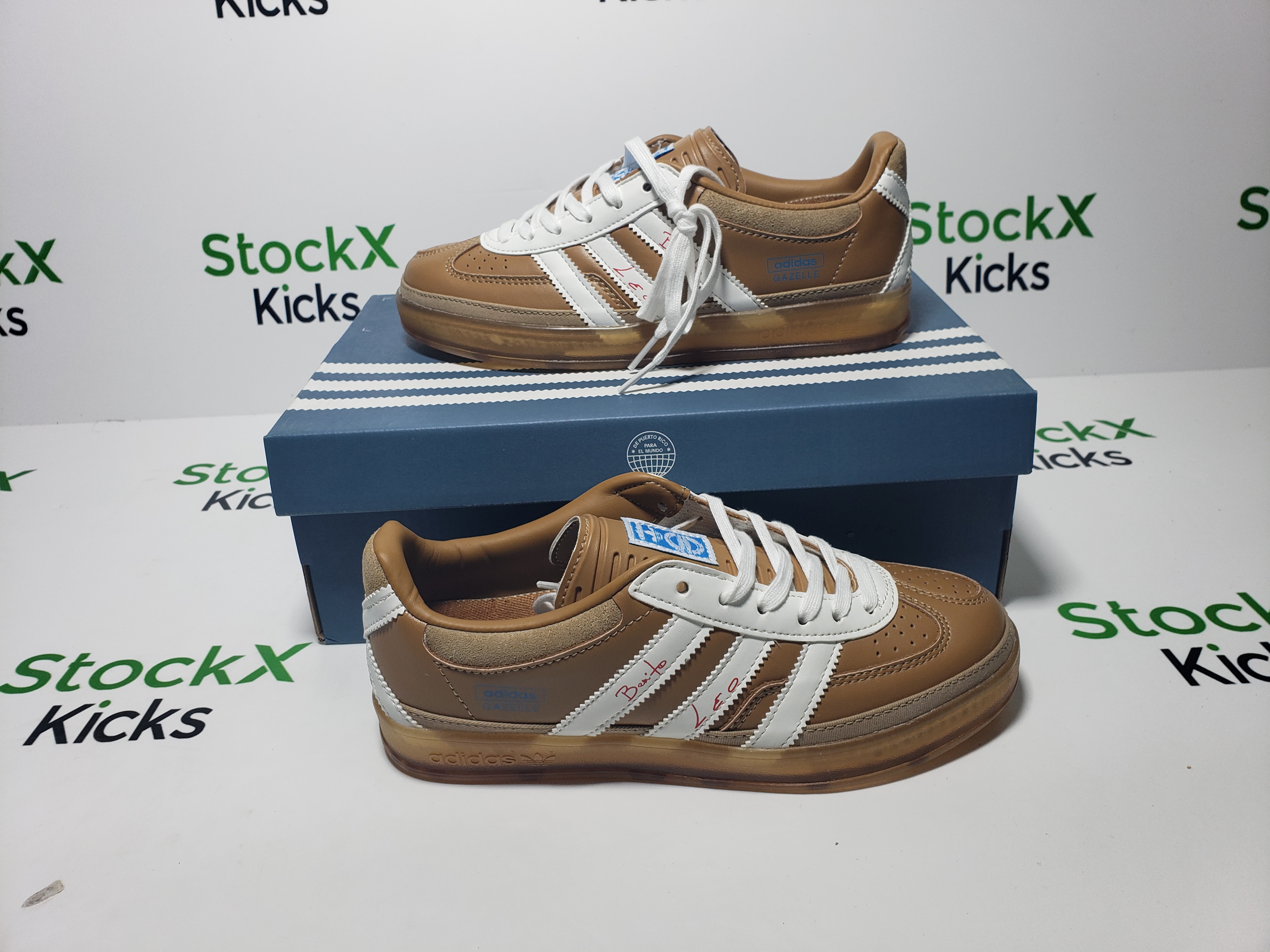 Adidas Gazelle Indoor Bad Bunny Lionel Messi La Voz De Los Fans JR0182 review Stockxkicksvip 04