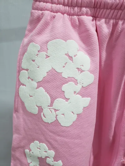 Denim Tears The Cotton Wreath Shorts Pink review Stockxkicksvip 01