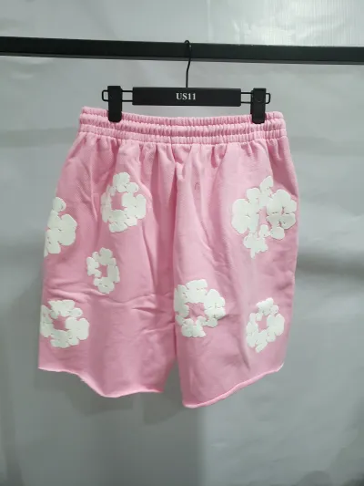 Denim Tears The Cotton Wreath Shorts Pink review Stockxkicksvip 02