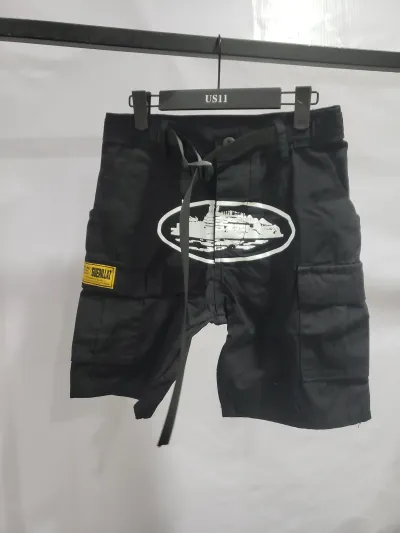 Corteiz Alcatraz Cargo Shorts Black review Stockxkicksvip  00