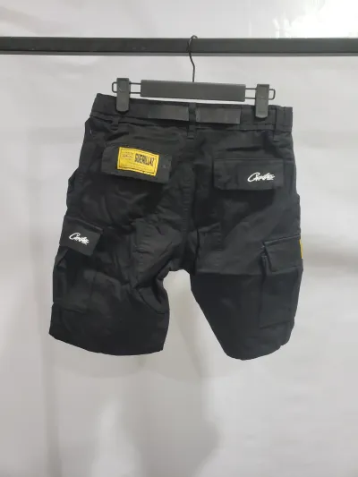 Corteiz Alcatraz Cargo Shorts Black review Stockxkicksvip  03
