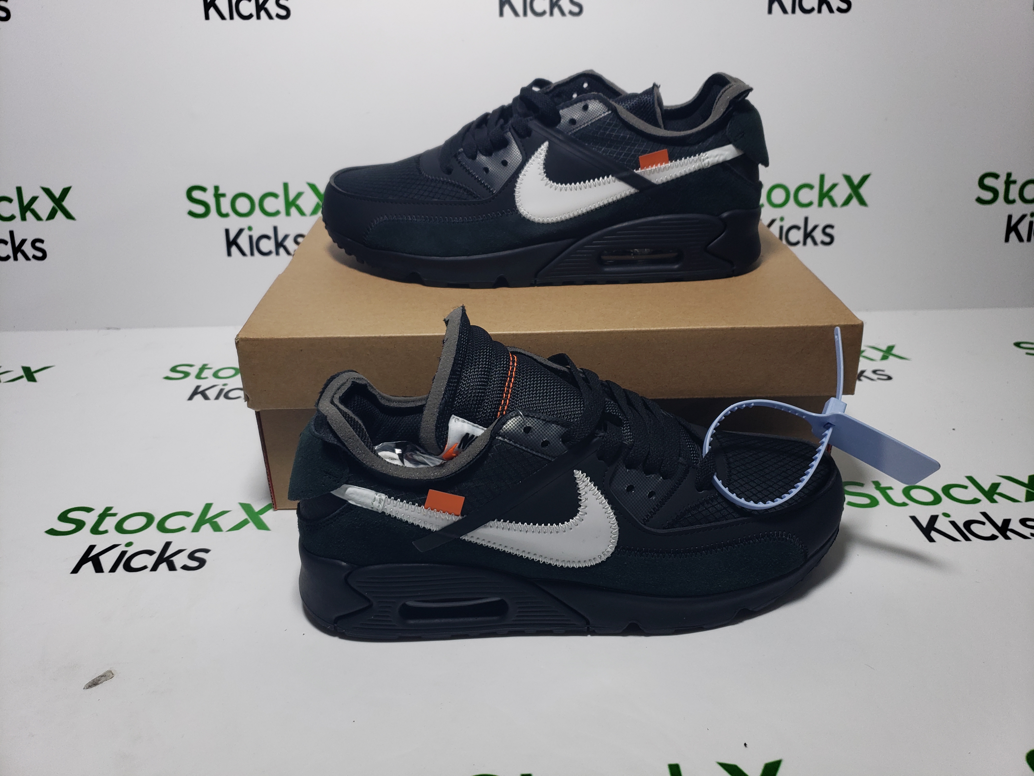 Nike Air Max 90 OFF-WHITE Black AA7293-001 review Stockxkicksvip 01