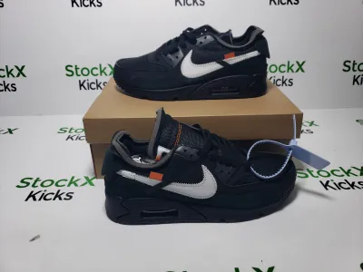Nike Air Max 90 OFF-WHITE Black AA7293-001 review Stockxkicksvip 01