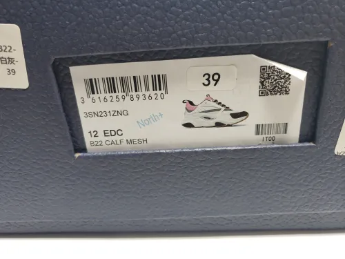 Dior B22 Sneakers Grey Pale Pink CK241024 review 