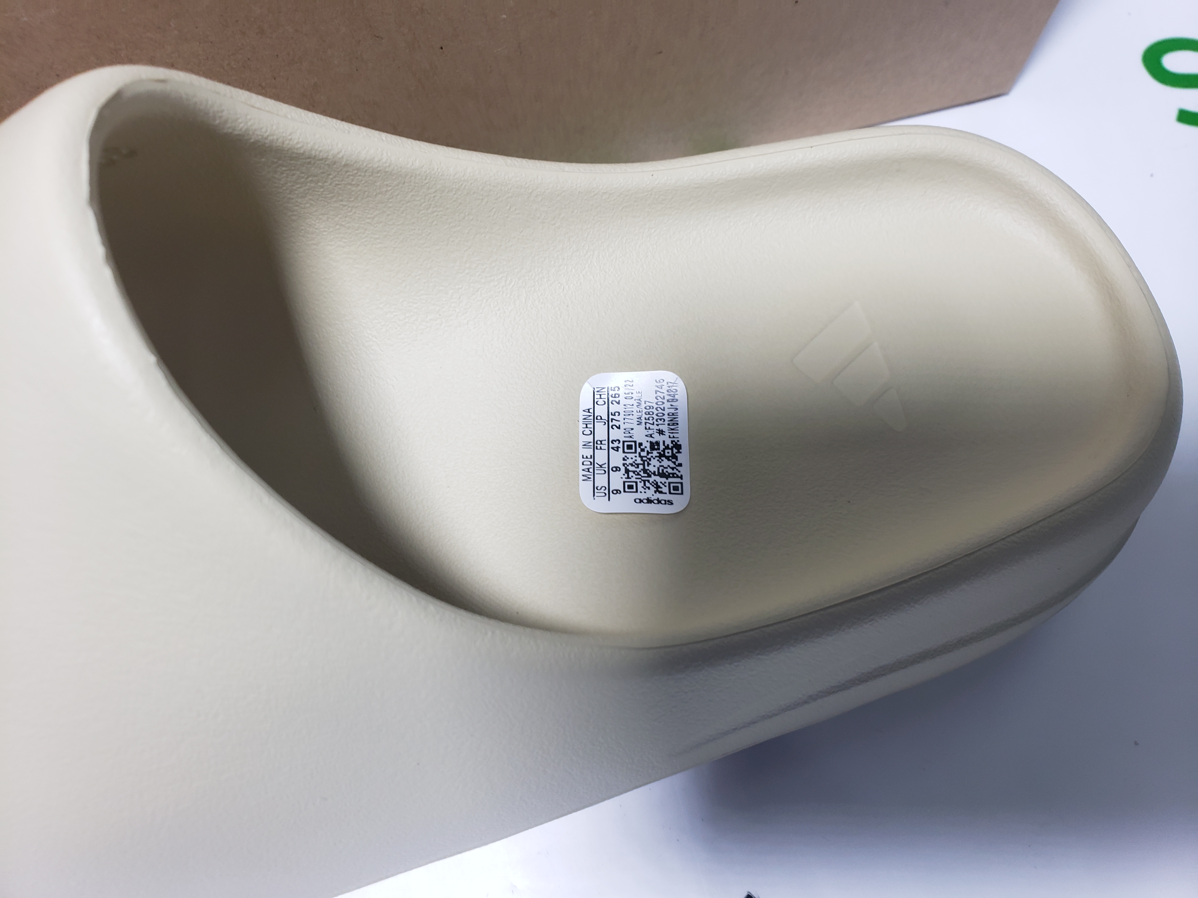 PK God Batch adidas Yeezy Slide Bone FZ5897 review Stockxkicksvip 05