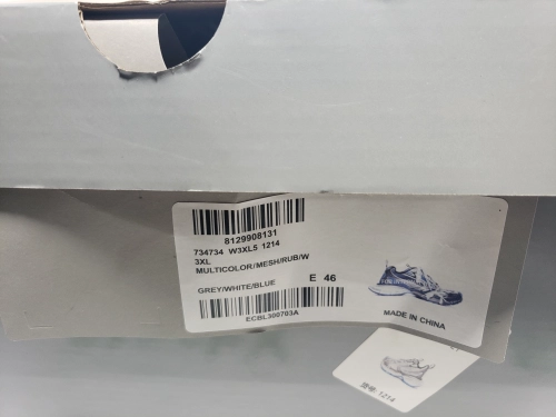 Balenciaga 3XL Sneaker White Blue 734731 W3XL5 1214 review 