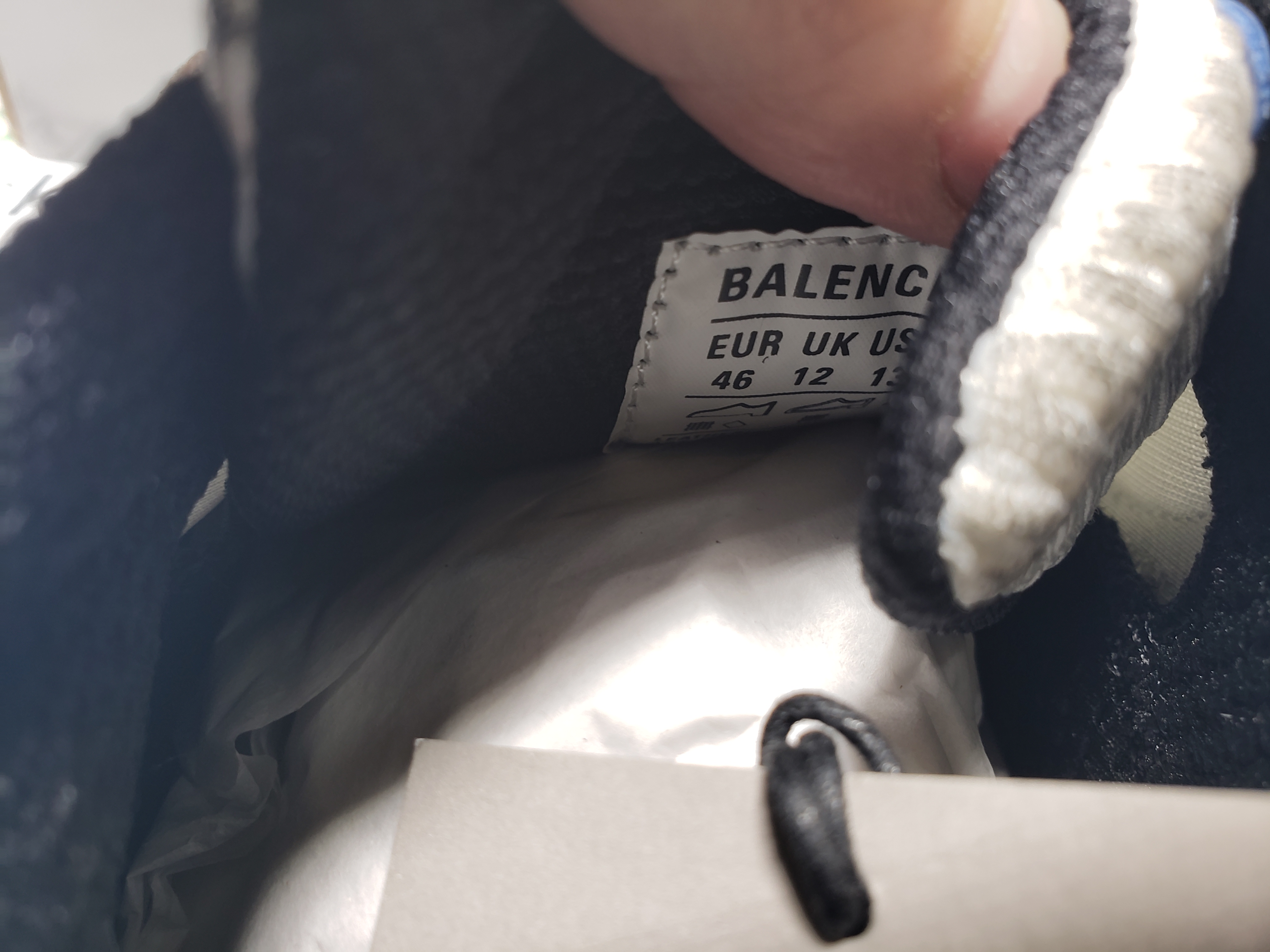 Balenciaga 3XL Sneaker White Blue 734731 W3XL5 1214 review Stockxkicksvip 05