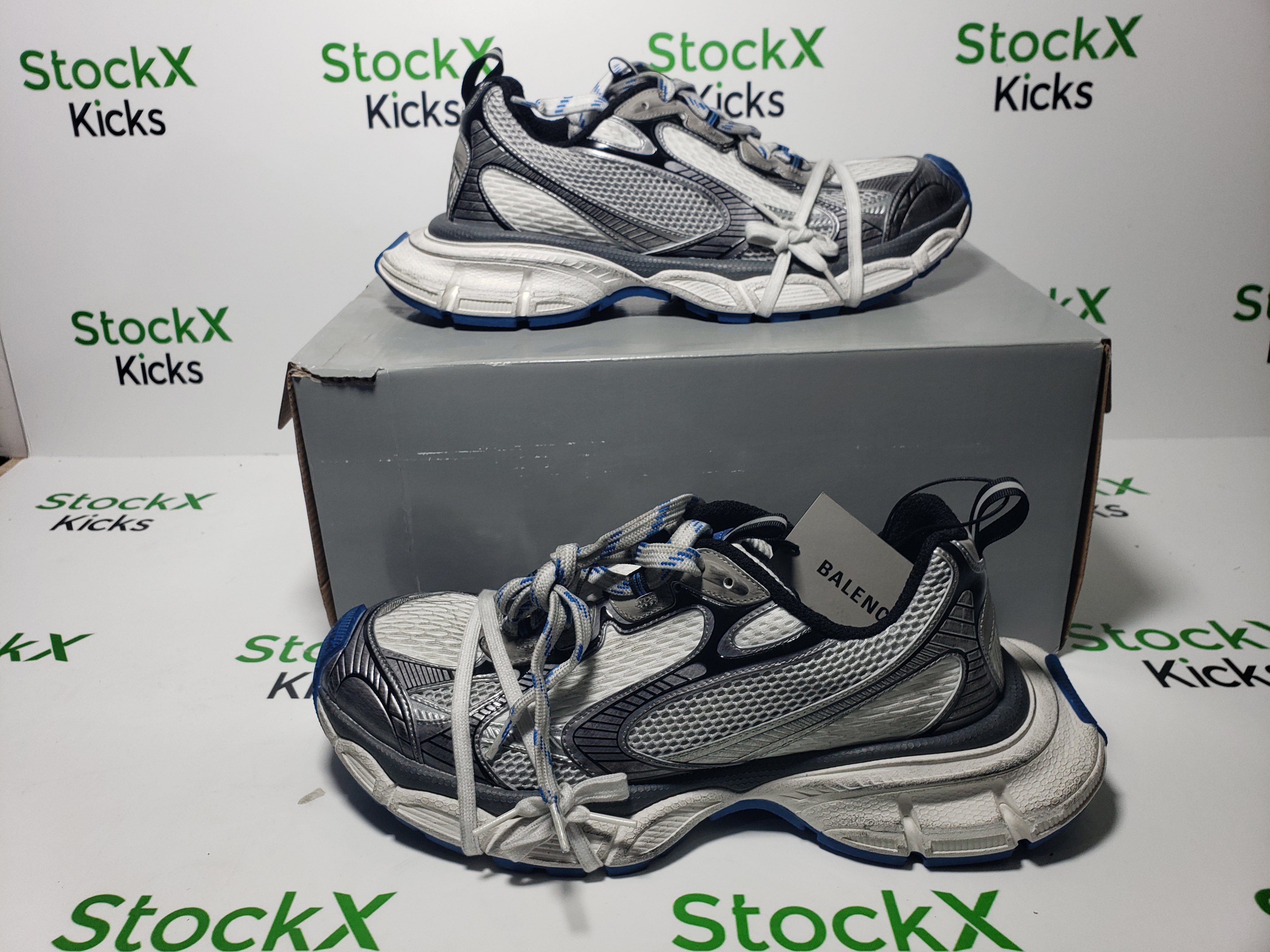 Balenciaga 3XL Sneaker White Blue 734731 W3XL5 1214 review Stockxkicksvip 04