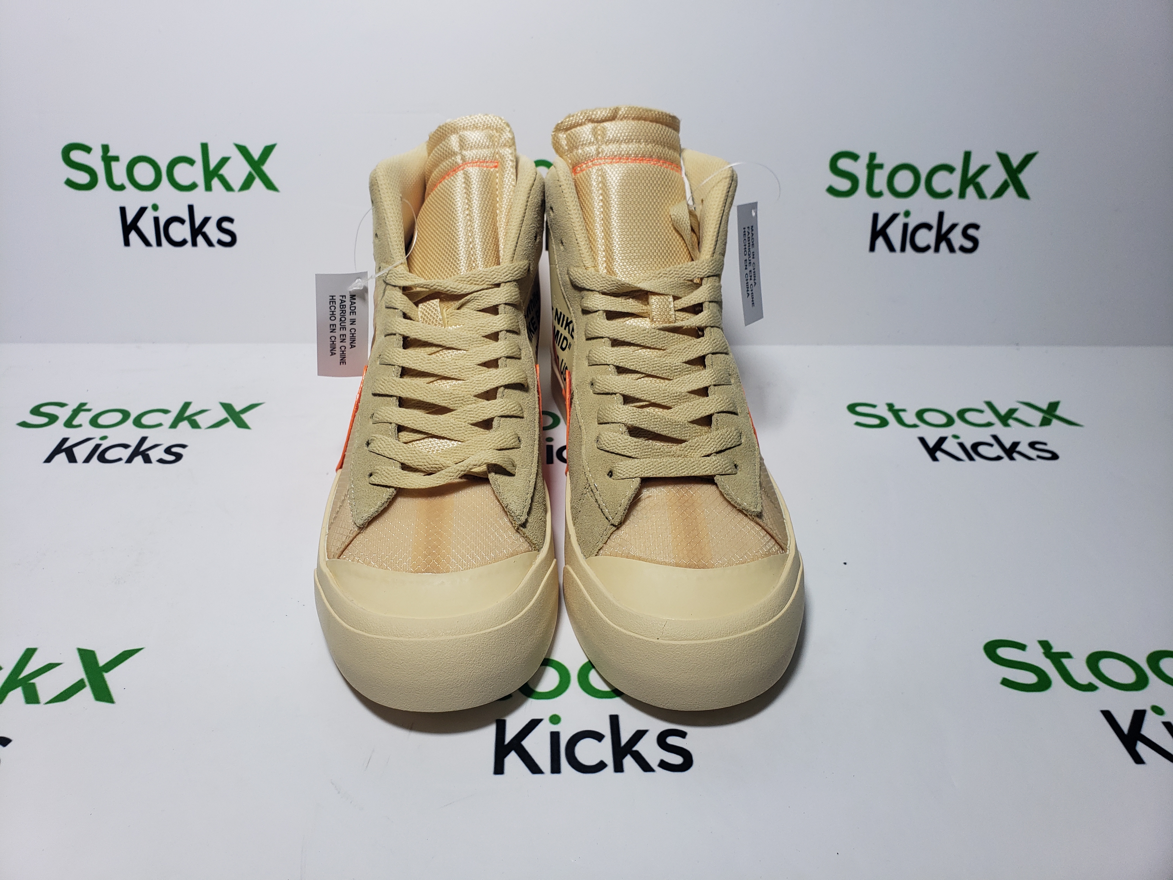 PK God Batch Nike Blazer Mid Off-White All Hallow's Eve AA3832-700 review Stockxkicksvip 03