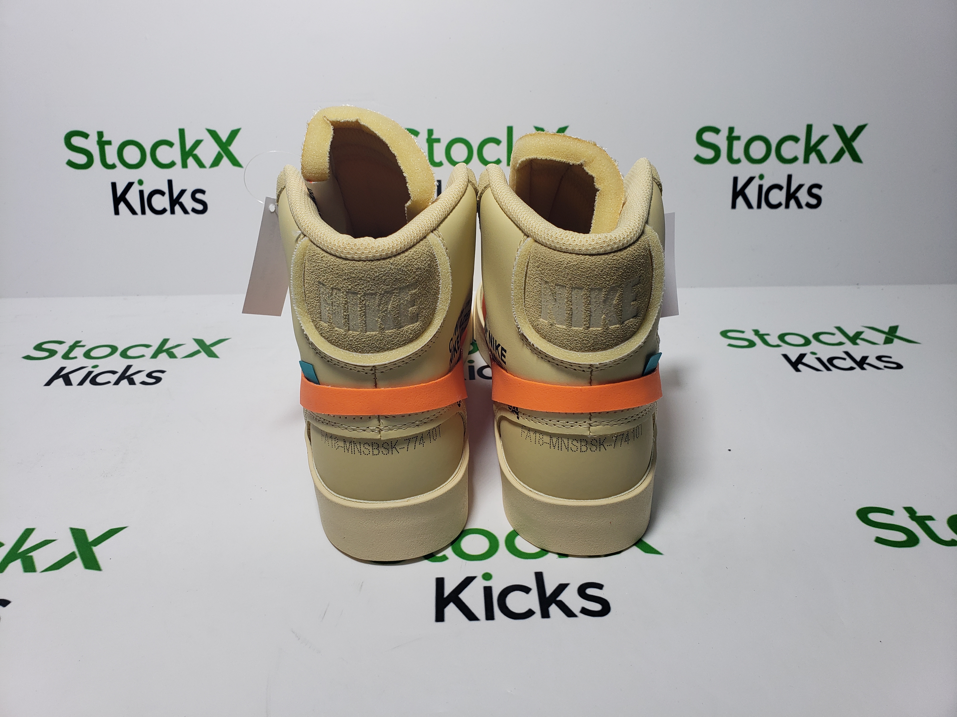 PK God Batch Nike Blazer Mid Off-White All Hallow's Eve AA3832-700 review Stockxkicksvip 01