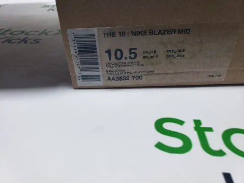 PK God Batch Nike Blazer Mid Off-White All Hallow's Eve AA3832-700 review 
