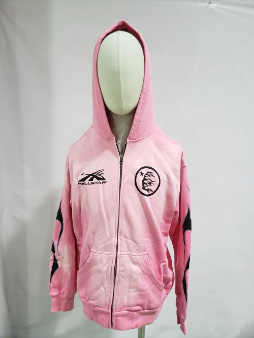 Hellstar Sport Hoodie Pink CK24122301 review 
