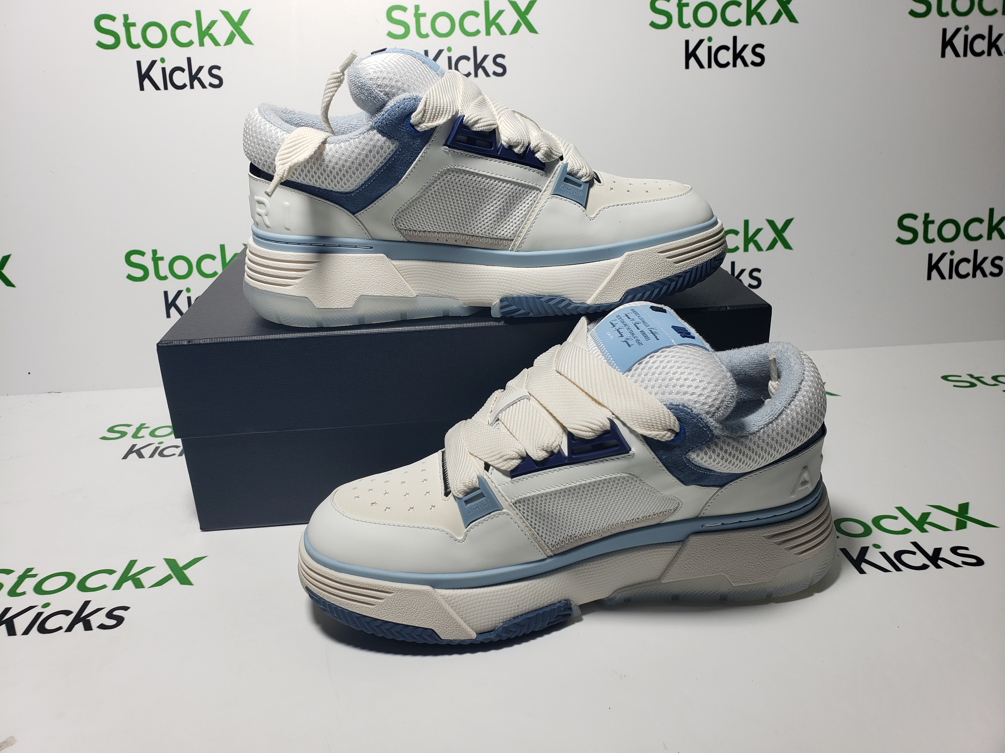 AMIRI MA-1 Alabaster Blue AWFOSR1025-162 review Stockxkicksvip 06