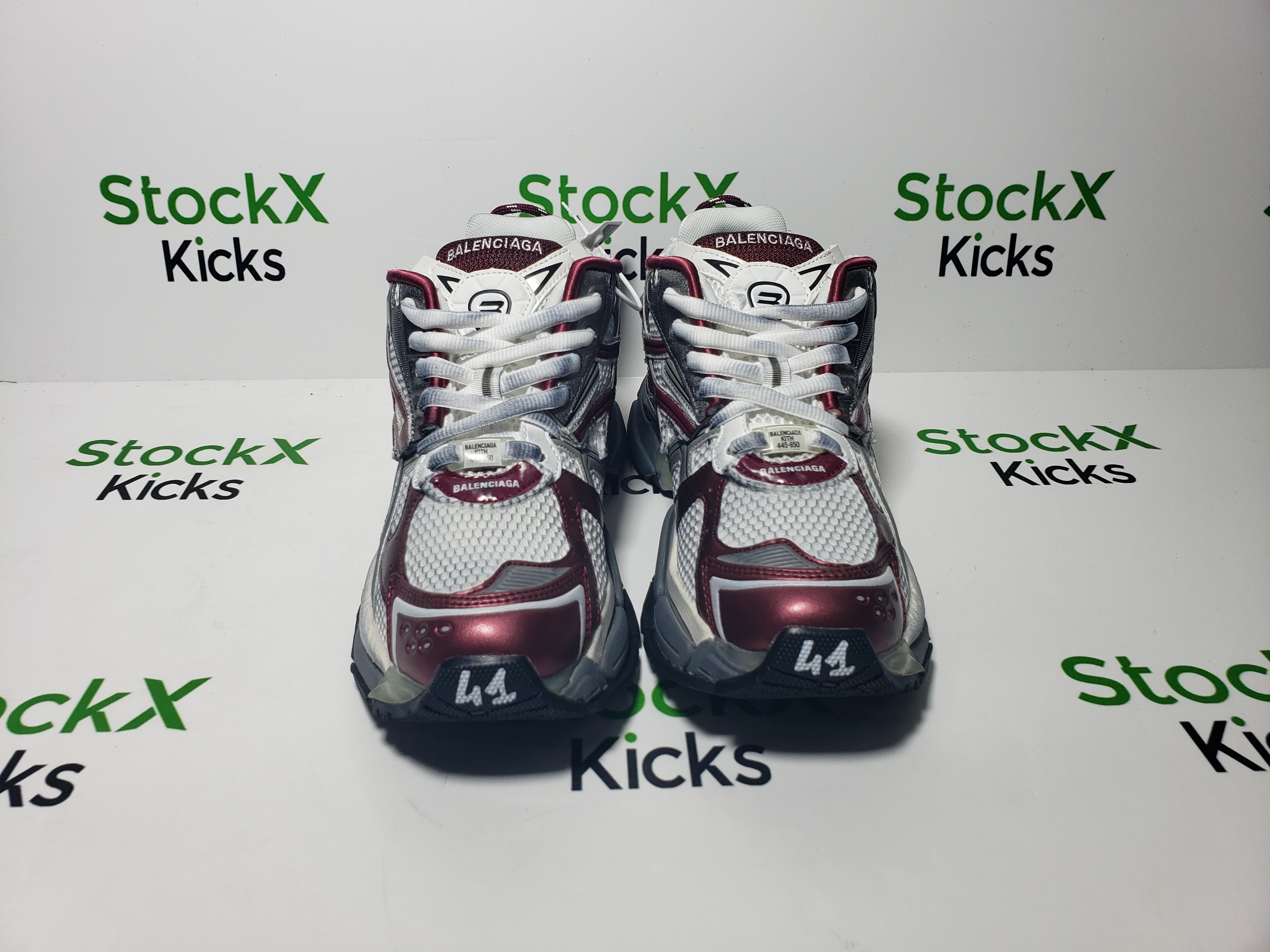 Balenciaga Runner White Wine Red review Stockxkicksvip 03