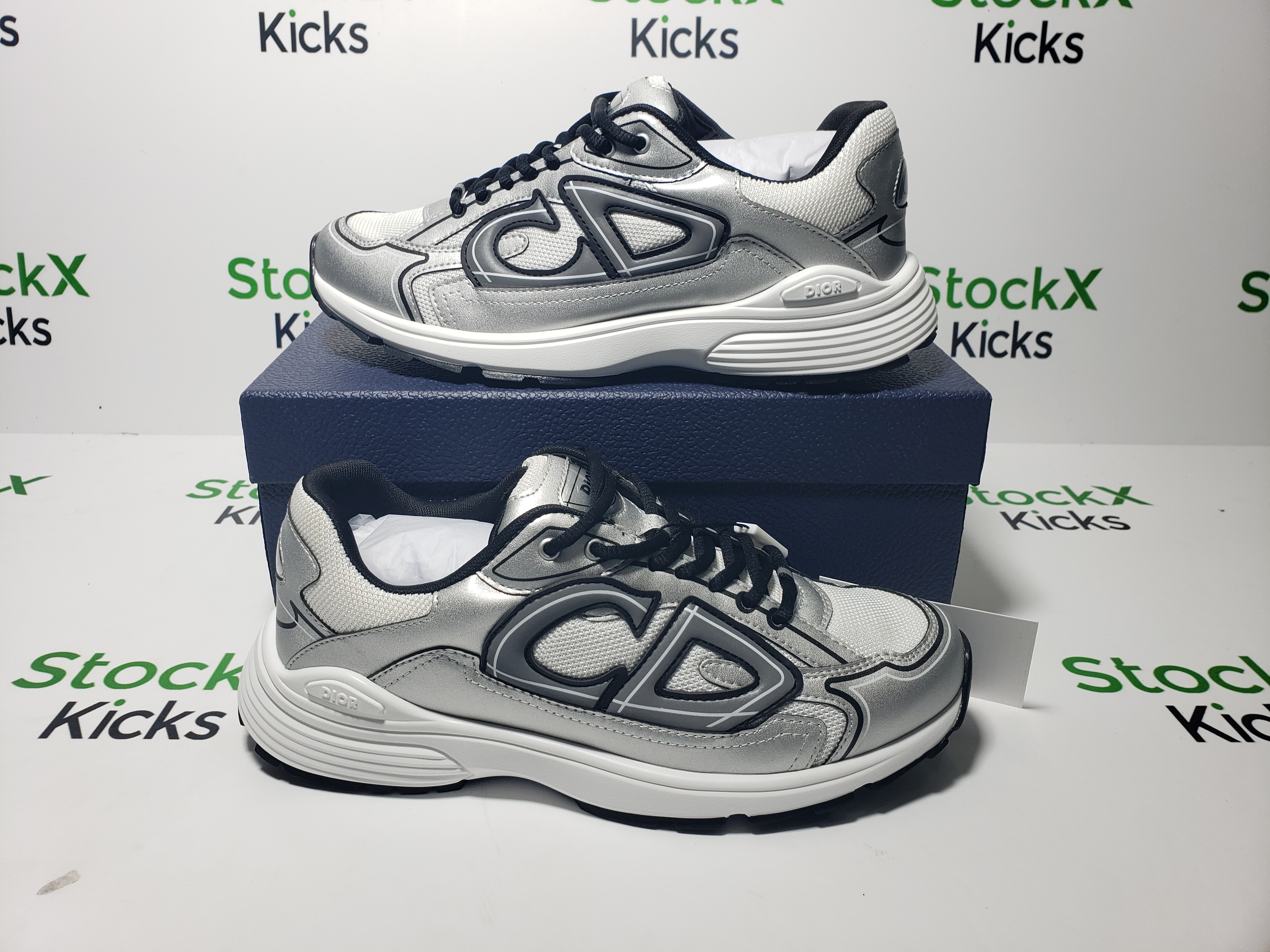 Dior B30 Sneakers Gray White 3SN279ZLZ_H860 review Stockxkicksvip 05