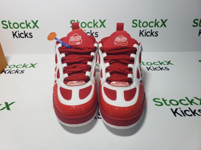 Louis Vuitton Skate Sneaker Leather lace up Fashionable Board Shoes Red 51BCOLRB review Stockxkicksvip 02