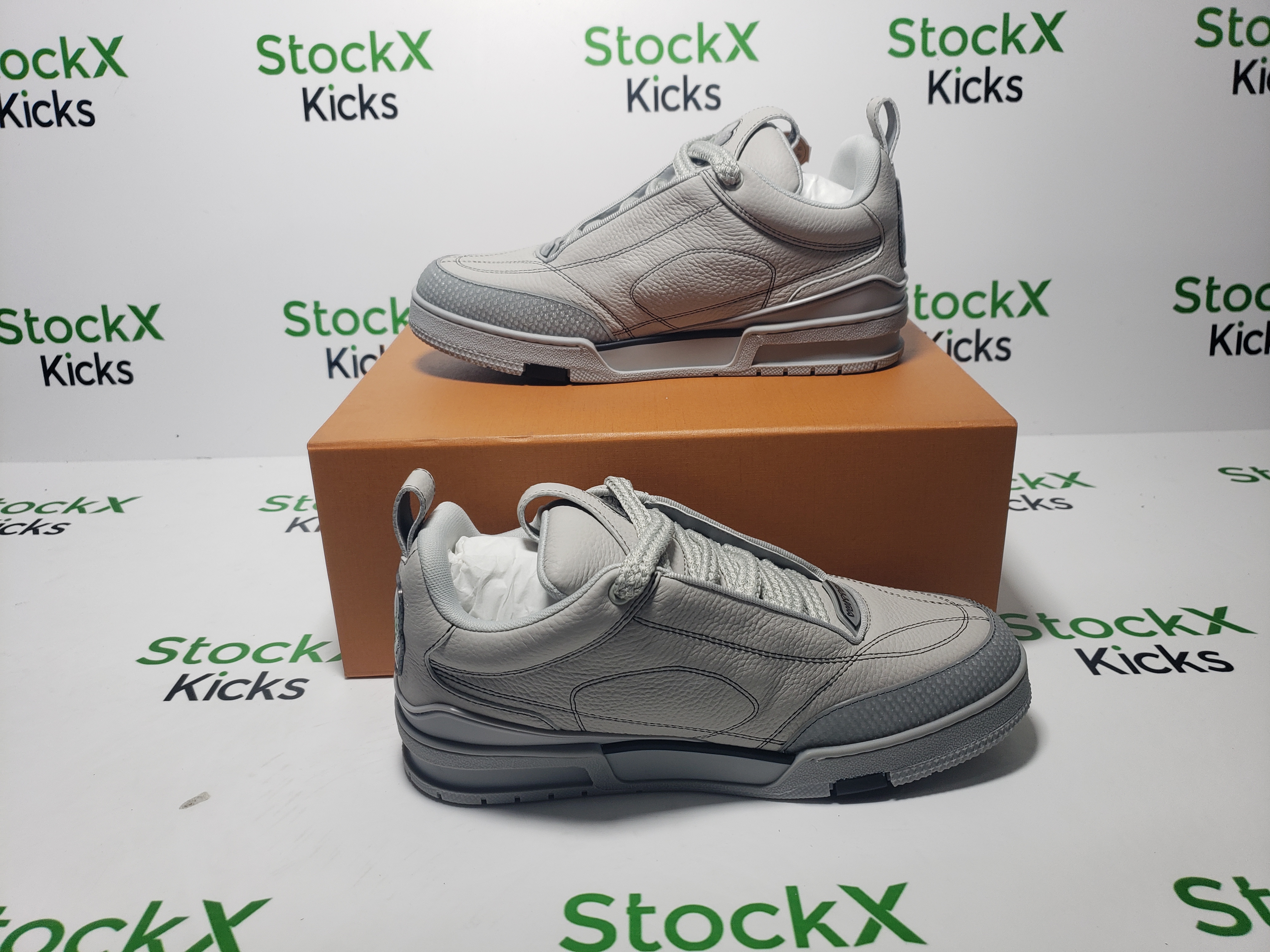 Louis Vuitton Skate Sneaker Grey CK24060303 review Stockxkicksvip 03