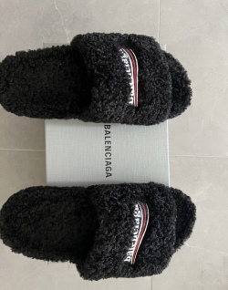 Balenciaga Black Furry Slides（QC needs at least 5 days or more） review Jimmy Vuong