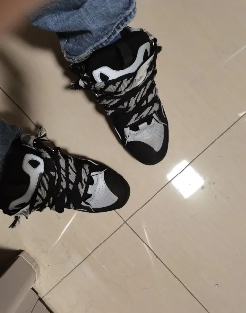 Lanvin Curb Sneaker Black Grey FM-SKRK11-REFL-P2210 PB111901 review 