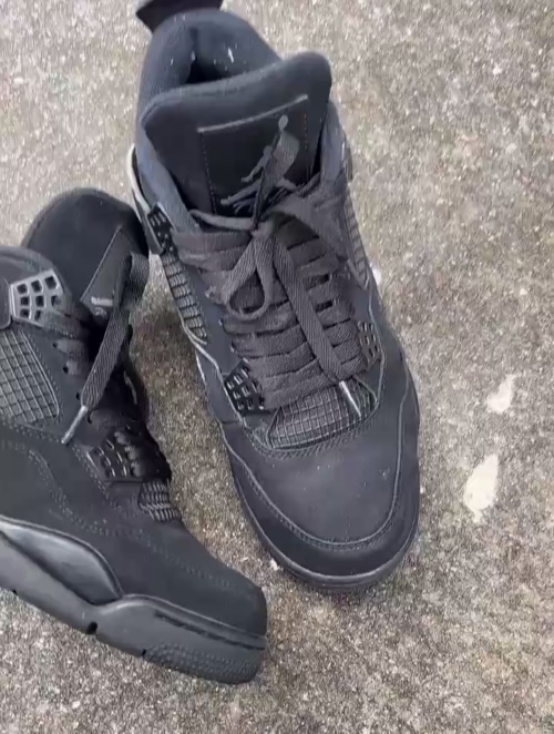 【FLASH SALE】PK God Batch Air Jordan 4 Retro Black Cat CU1110-010 review 