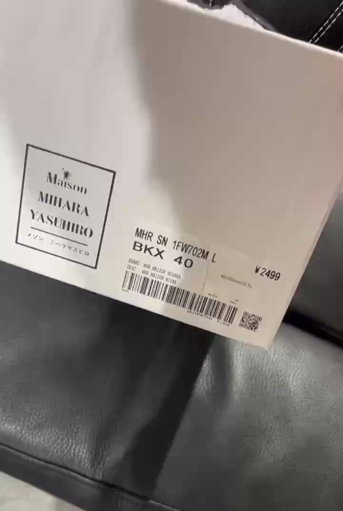 Maison MIHARA YASUHIRO White Black NO.722 review jun gocrazy