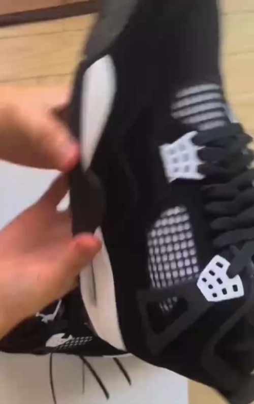 PK God Batch Nike Air Jordan 4 Retro White Thunder FQ8138-001 review 