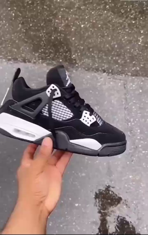 PK God Batch Nike Air Jordan 4 Retro White Thunder FQ8138-001 review 
