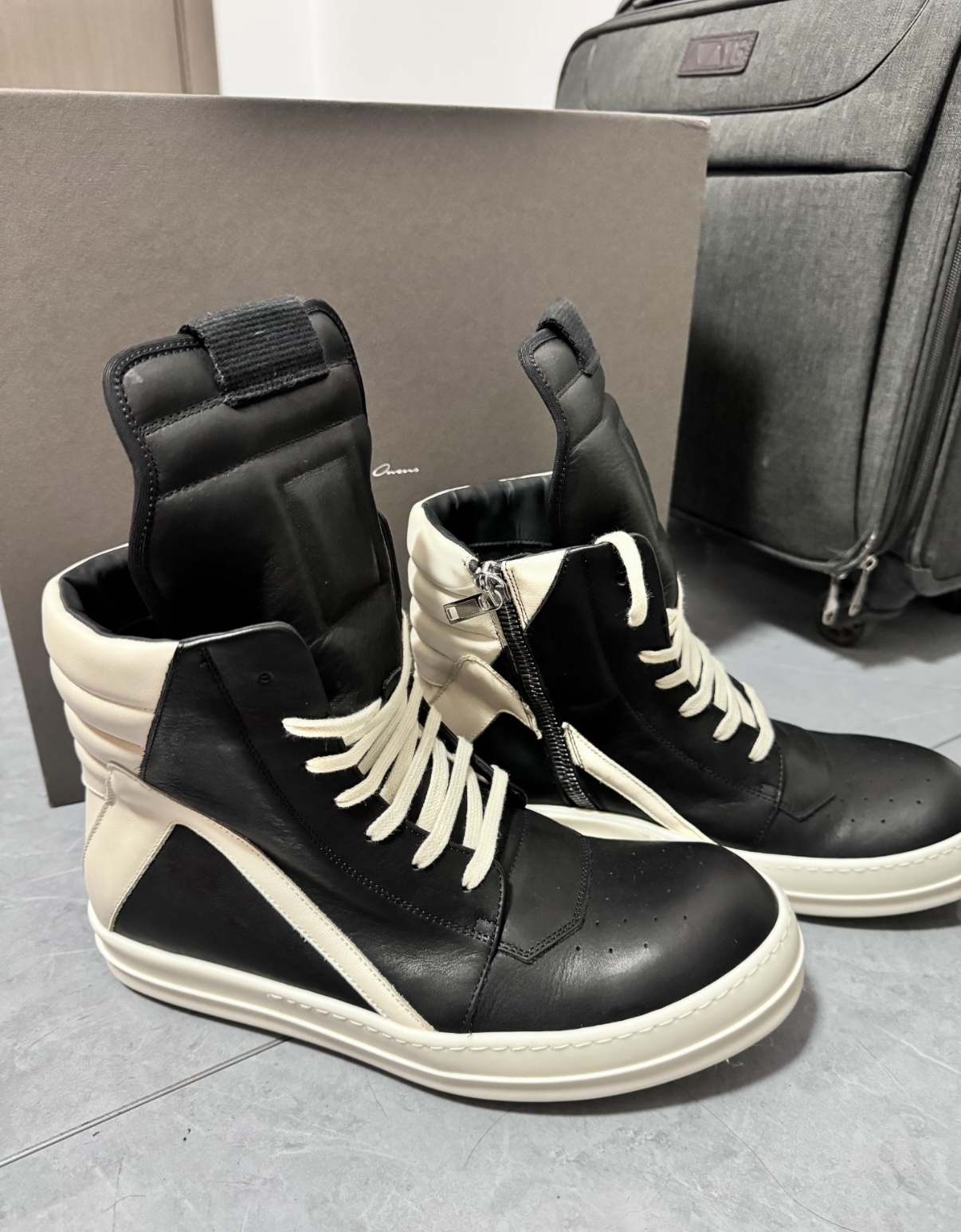 Rick Owens Phlegethon Geobasket Black Milk review Denzel Jenkins