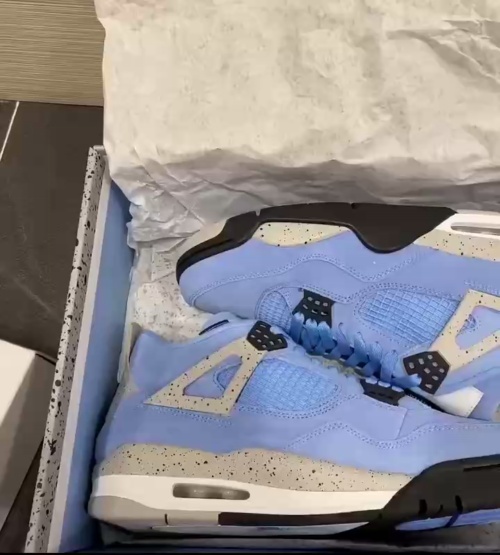 PK God Batch Air Jordan 4 SE University Blue CT8527-400 review 