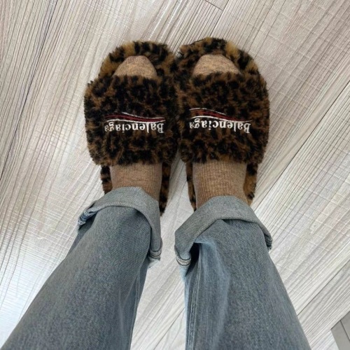 Balenciaga Furry Slides 'Leopard' CK20241225 review 