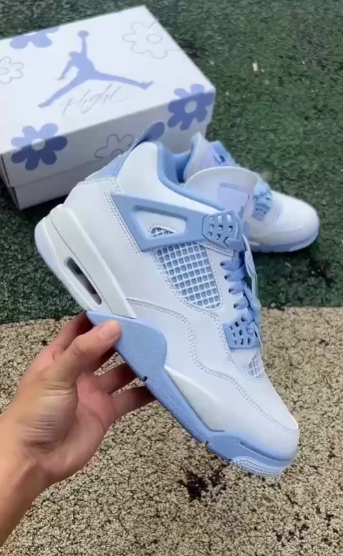 PK God Batch Air Jordan 4 Retro 'Forget Me Not' HV0823-100 review 